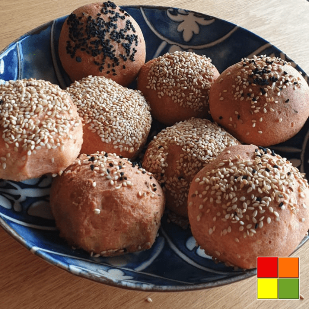 Photo of a bowl full of Delicious Gluten-Free Lentil Bread Rolls